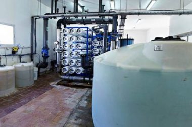 تصفیه نهایی آب در دستگاه تصفیه آب صنعتی